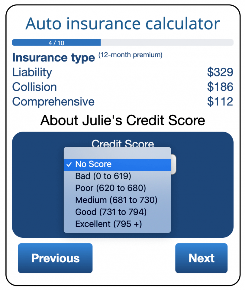 Does my credit score affect if I can get affordable auto insurance